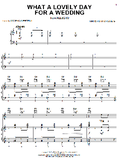 What A Lovely Day For A Wedding von Rodgers & Hammerstein (Download) 