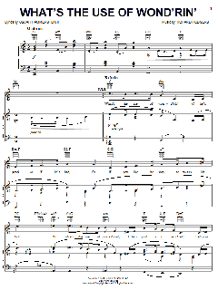 What's The Use Of Wond'rin' von Rodgers & Hammerstein (Download) 