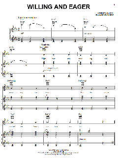 Willing And Eager von Richard Rodgers (Download) 
