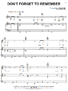 Don't Forget To Remember von Bee Gees (Download) 