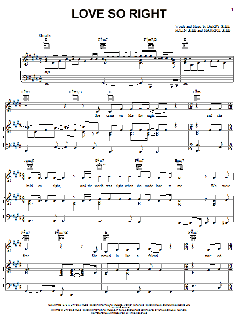 Love So Right von Bee Gees (Download) 