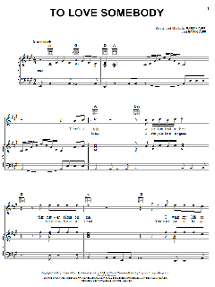 To Love Somebody von Bee Gees (Download) 