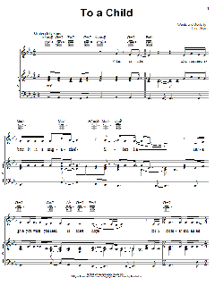 To A Child von Laura Nyro (Download) 
