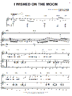 I Wished On The Moon von Ralph Rainger (Download) 