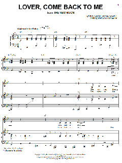 Lover, Come Back To Me von Barbra Streisand (Download) 