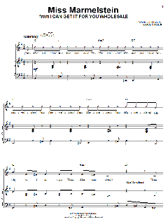 Miss Marmelstein von Harold Rome (Download) 