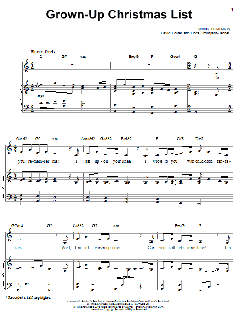 Grown-Up Christmas List von Amy Grant (Download) 