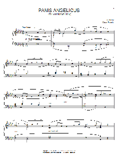 Panis Angelicus (O Lord Most Holy) von César Franck (Download) 