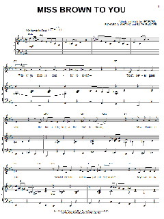 Miss Brown To You von Billie Holiday (Download) 