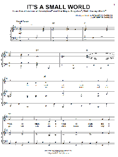 It's A Small World von Sherman Brothers (Download) 