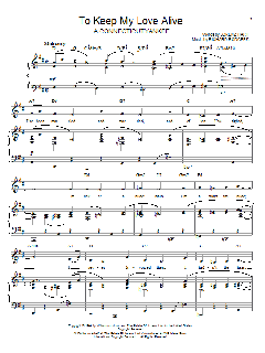To Keep My Love Alive von Lorenz Hart (Download) 