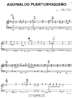 Aguinaldo Puertorriqueno von Rafael Hernandez Marin (Download) 