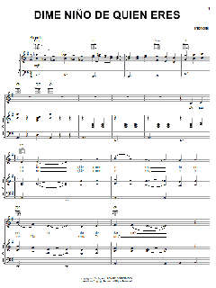 Dime Nino De Quien Eres von Traditional (Download) 