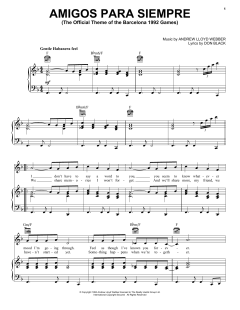 Amigos Para Siempre (Friends For Life) von Andrew Lloyd Webber (Download) 