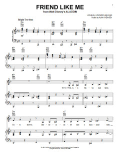 Friend Like Me von Alan Menken (Download) 