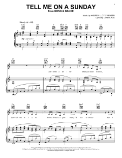 Tell Me On A Sunday von Bernadette Peters (Download) 