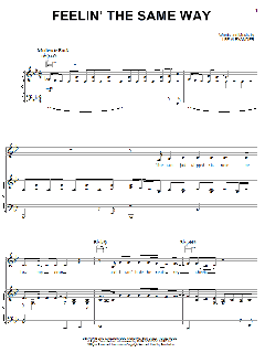 Feelin' The Same Way von Norah Jones (Download) 