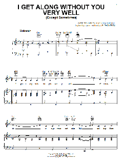 I Get Along Without You Very Well von Diana Krall (Download) 