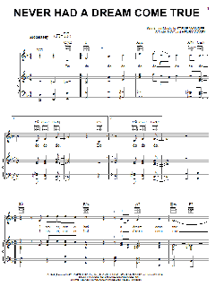 Never Had A Dream Come True von Stevie Wonder (Download) 