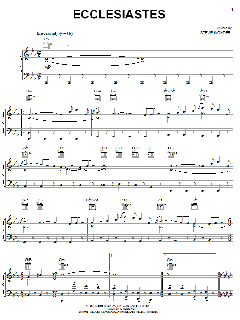 Ecclesiastes von Stevie Wonder (Download) 