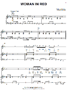 Woman In Red von Stevie Wonder (Download) 