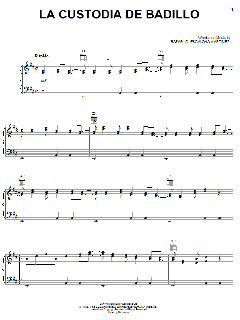 La Custodia De Badillo von Rafael C. Escalona Martinez (Download) 