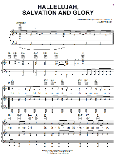 Hallelujah, Salvation And Glory von Jeff Nelson (Download) 