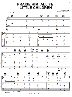 Praise Him, All Ye Little Children von Carey Bonner (Download) 
