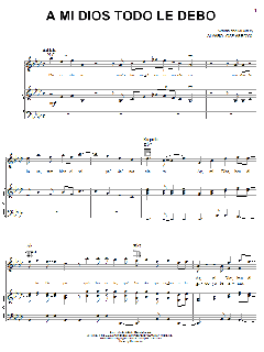 A Mi Dios Todo Le Debo von Alvaro José Arroyo (Download) 