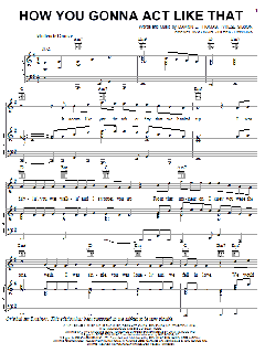 How You Gonna Act Like That von Tyrese (Download) 