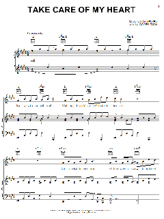 Take Care Of My Heart von Jack Feldman (Download) 