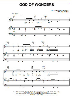 God Of Wonders von Marc Byrd (Download) 