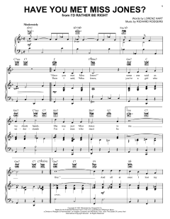 Have You Met Miss Jones? von Lorenz Hart (Download) 