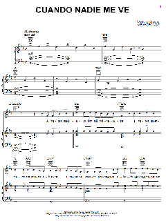 Cuando Nadie Me Ve von Alejandro Sanz (Download) 