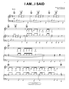 I Am...I Said von Neil Diamond (Download) 