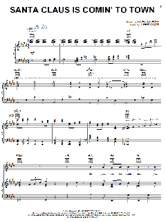 Santa Claus Is Comin' To Town von Haven Gillespie (Download) 