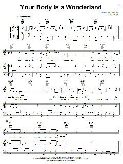 Your Body Is A Wonderland von John Mayer (Download) 