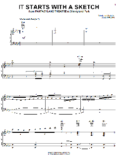 It Starts With A Sketch von Alan Menken (Download) 