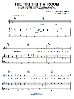 The Tiki Tiki Tiki Room von Sherman Brothers (Download) 