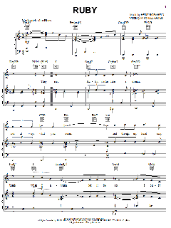 Ruby von Mitchell Parish (Download) 