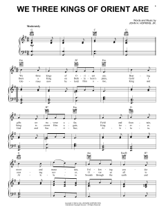 We Three Kings Of Orient Are von Jr., John H. Hopkins (Download) 