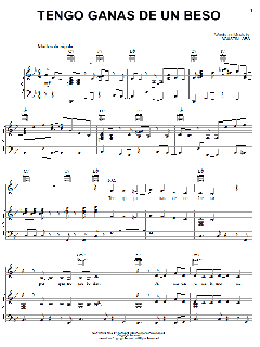 Tengo Ganas De Un Beso von Agustin Lara (Download) 