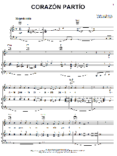 Corazon Partio von Alejandro Sanz (Download) 