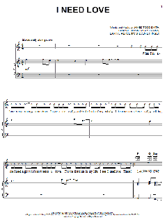 I Need Love von James Todd Smith (Download) 