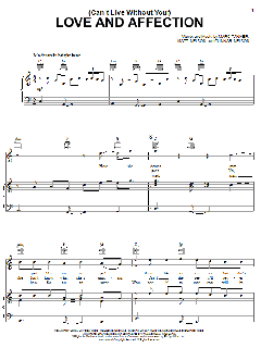 (Can't Live Without Your) Love And Affection von Nelson (Download) 