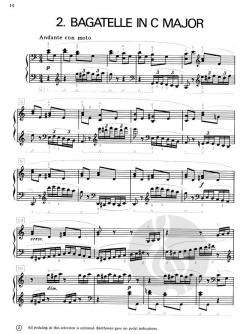 11 Bagatelles, Op. 119 von Ludwig van Beethoven 