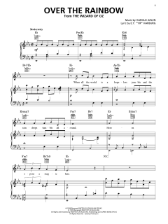 Over The Rainbow von Judy Garland (Download) 