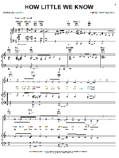 How Little We Know von Linda Eder (Download) 