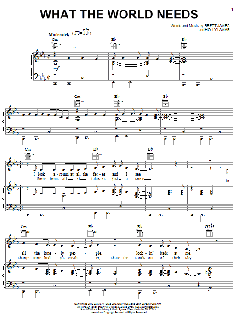 What The World Needs von Brett James (Download) 