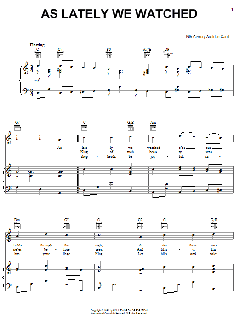 As Lately We Watched von 19th Century Austrian Carol (Download) 